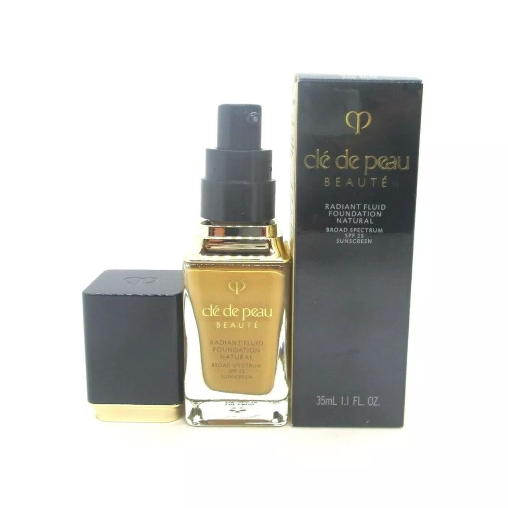 Cle De Peau Radiant Fluid Foundation Natural SPF 25 ~ BF50 Tan Buff ~ 35 ml BNIB